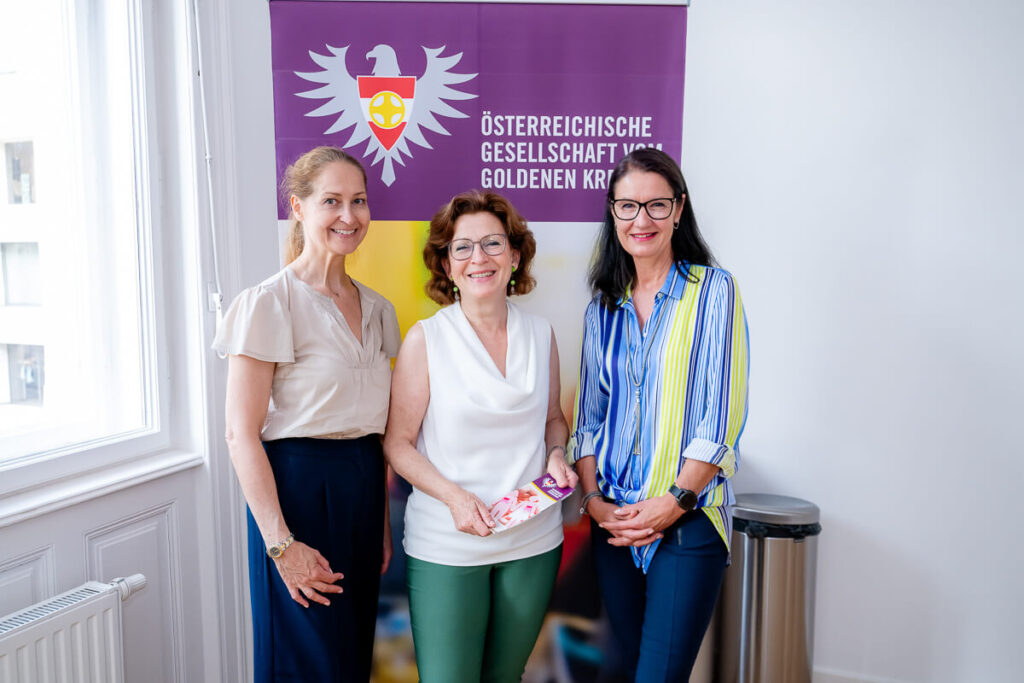 v.l.n.r: Sabine Zedrosser (FormMed), Irina Habitzl (ÖGGK) und Sabine Bisovsky
